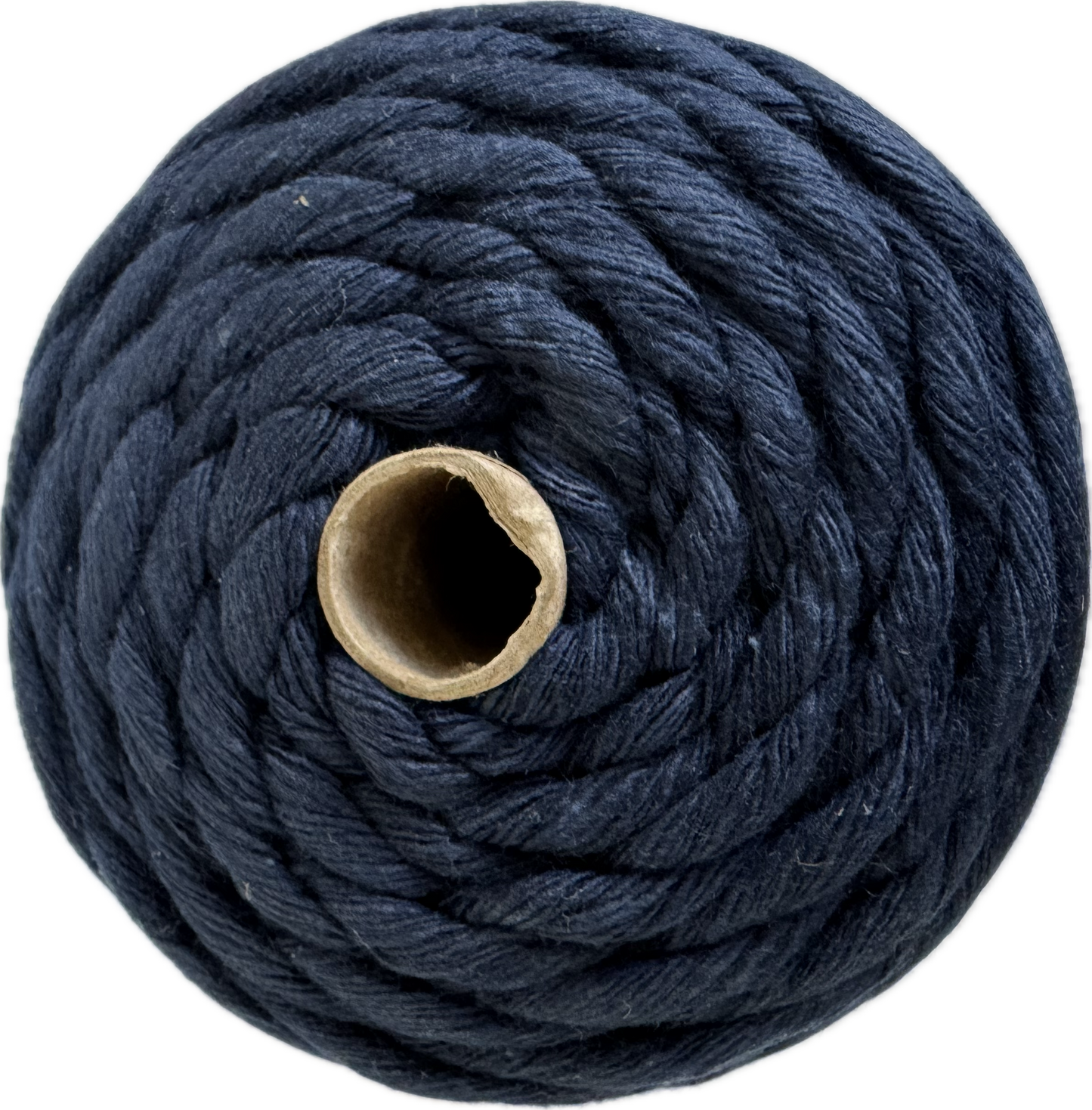 Premium Macrame Cord - 4mm Single Twist Navy 500g - 100% Cotton