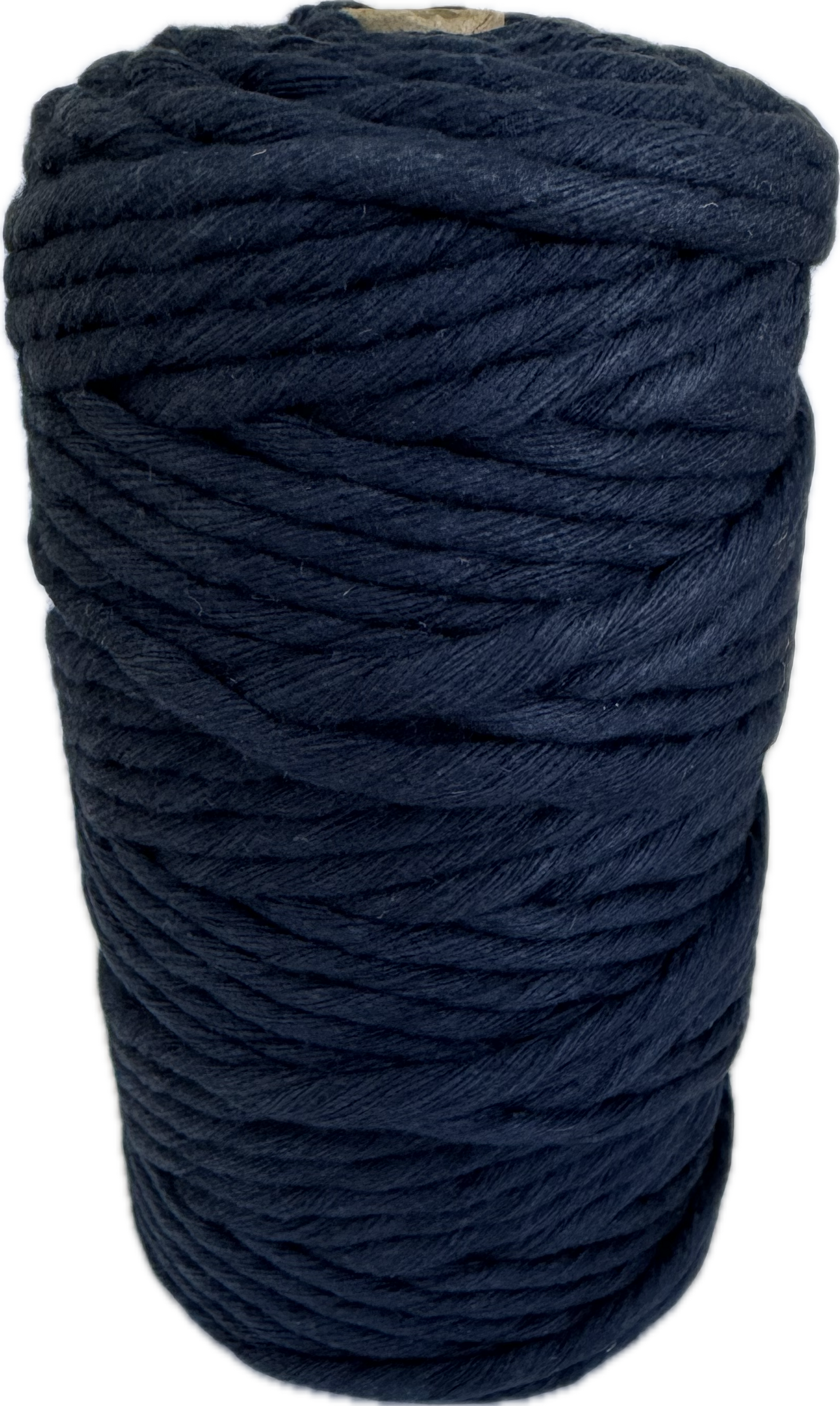 Premium Macrame Cord - 4mm Single Twist Navy 500g - 100% Cotton