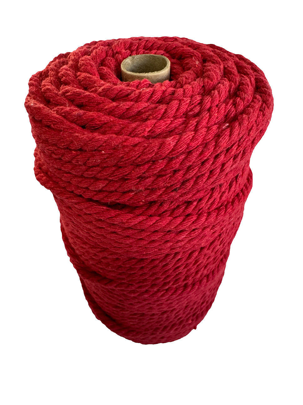 Macrame Cord Twisted - 309 5mm Red Rose 500g