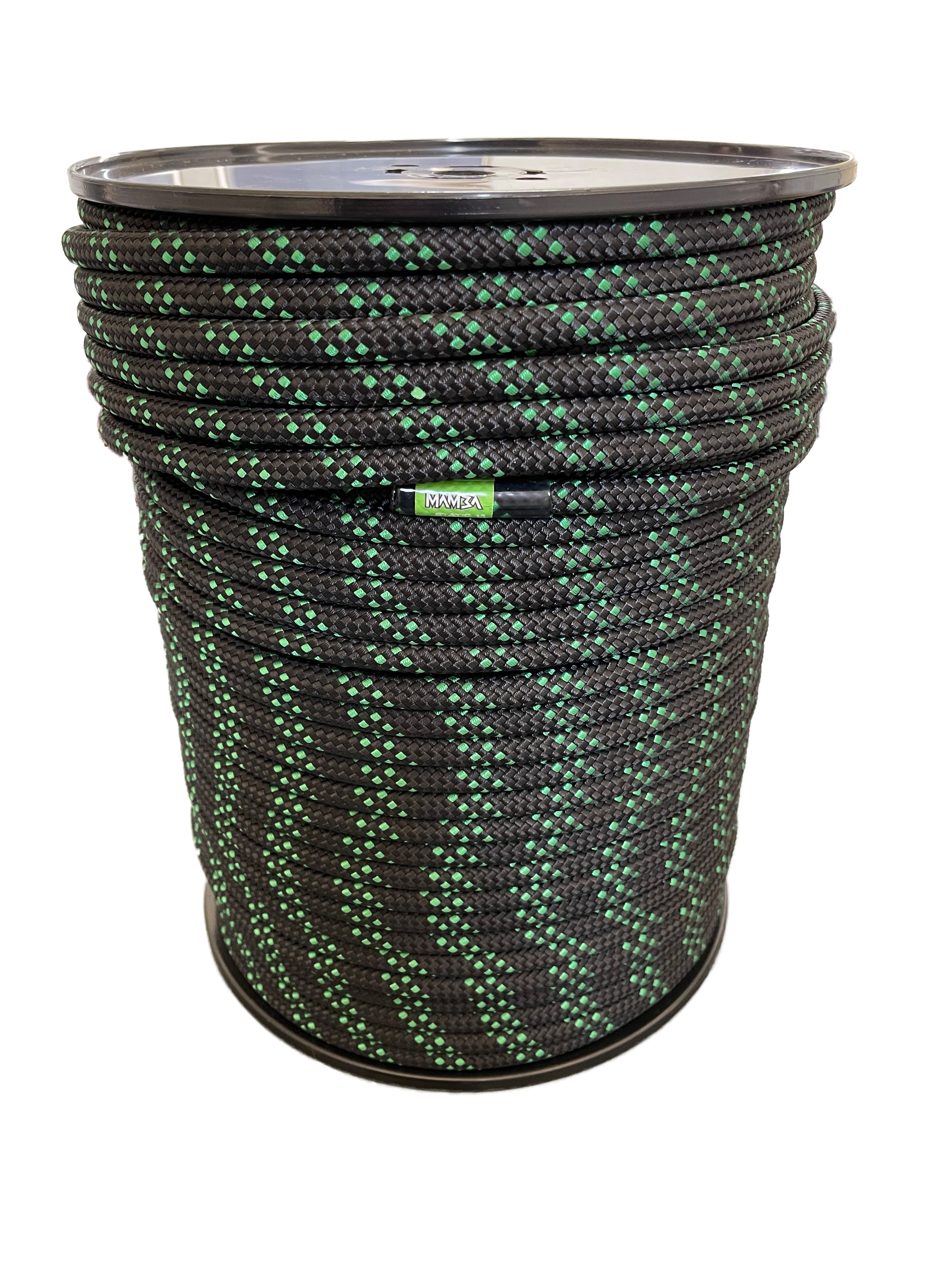 Static Rope - 11.0mm x 200m - Black with green markers – Primal Cords